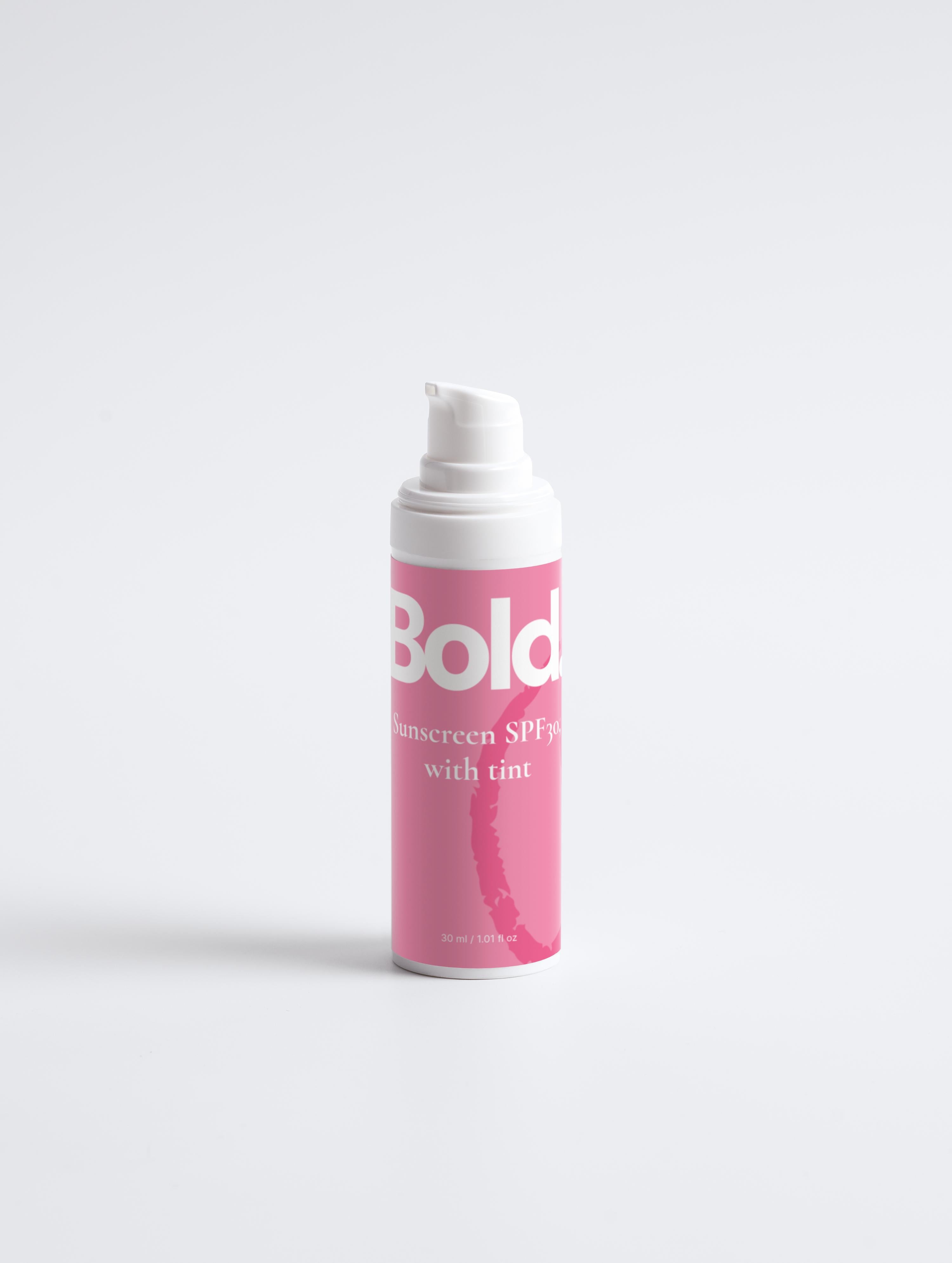 Sunscreen SPF30, with tint